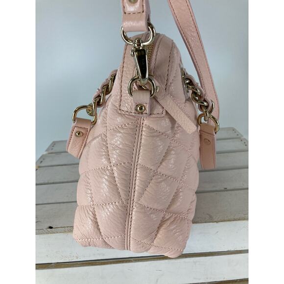 KATE SPADE PINK PUFFED QUILTED LEATHER CROSSBODY BAG (ASIS) - Picture 2 of 16